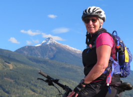 Maureen biking